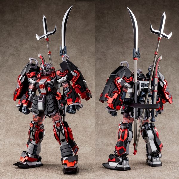 BANDAI MG 1/100 機動戰士鋼彈真武者頑駄無戰國之陣黑衣大鎧SHIN MUSHA